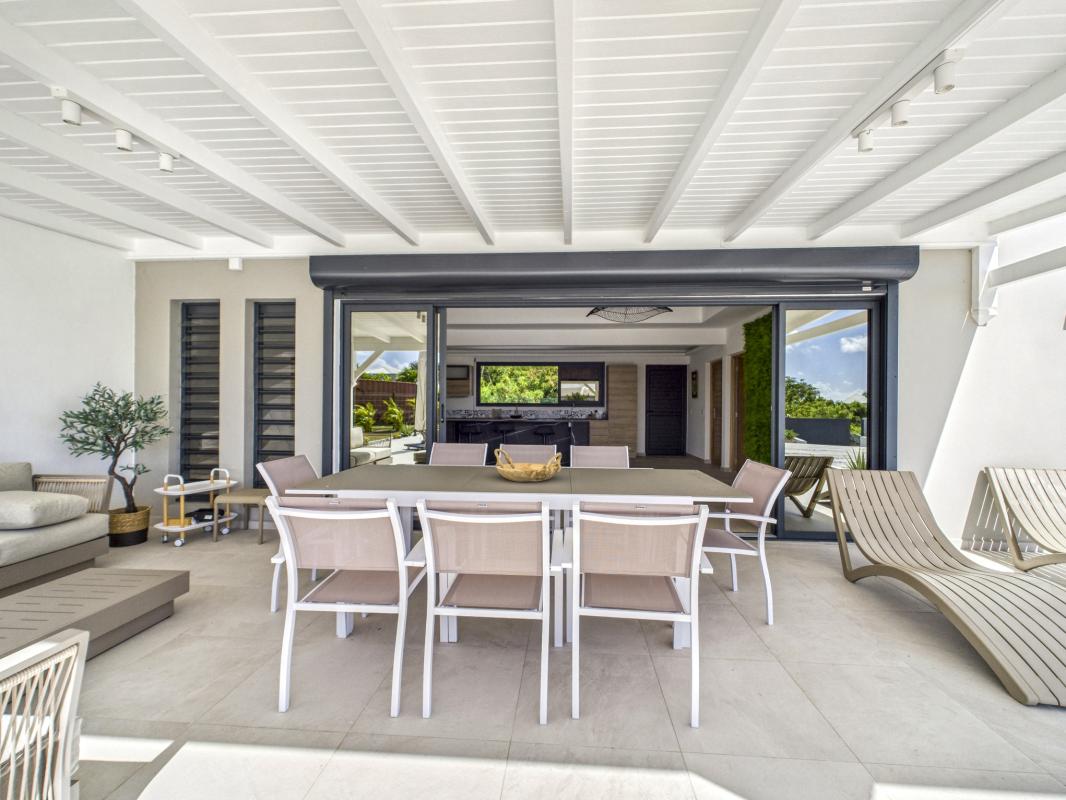 11.Location Villa piscine Saint François Guadeloupe_Terrasse